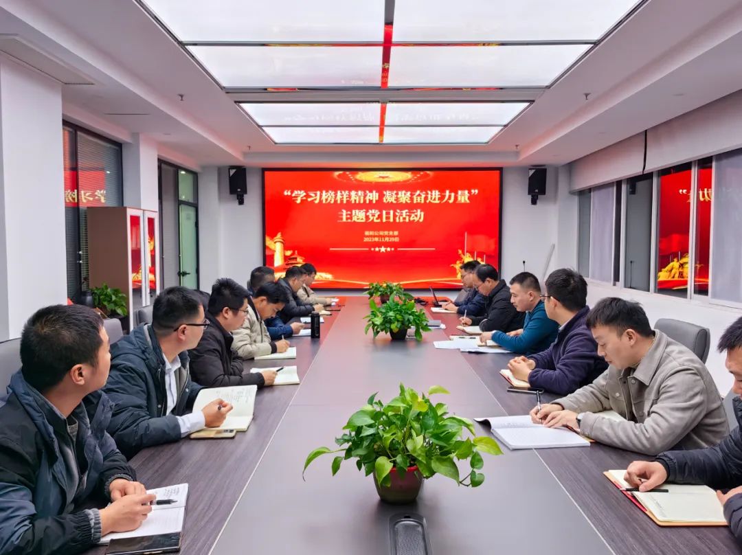 載和公司黨支部開展“學(xué)習(xí)榜樣精神 凝聚奮進(jìn)力量”主題黨日活動(dòng)